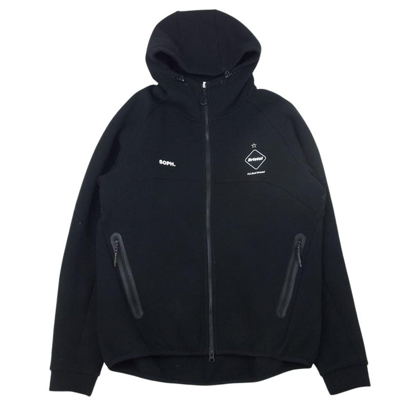 F.C.R.B. エフシーアールビー FCRB-202029 VENTILATION HOODIE ベンチレーション フーディー パーカー ブラック系  M【中古】