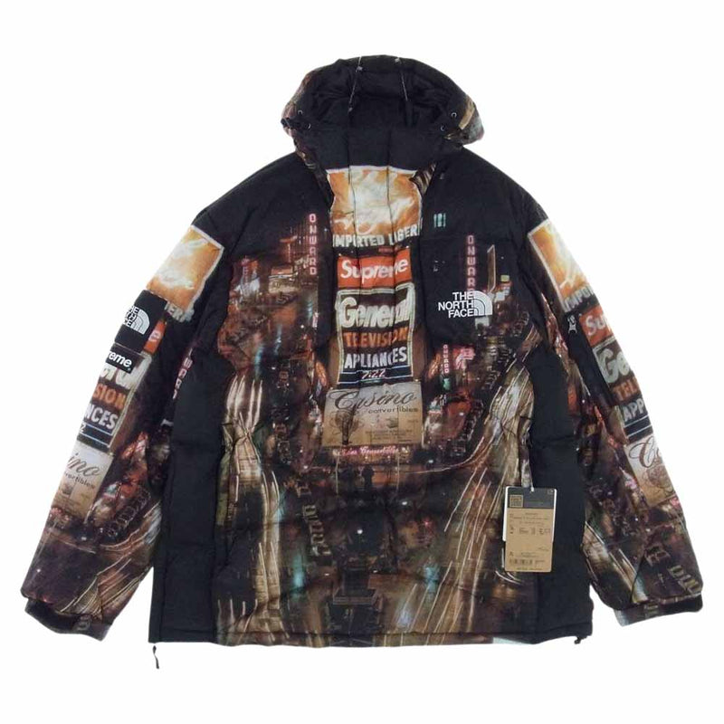 Supreme シュプリーム 22AW The North Face 800-Fill Half Zip Hooded Pullover  ノースフェイス ハーフジップ フード プルオーバー ダウン ジャケット マルチカラー系 L【新古品】【未使用】【中古】