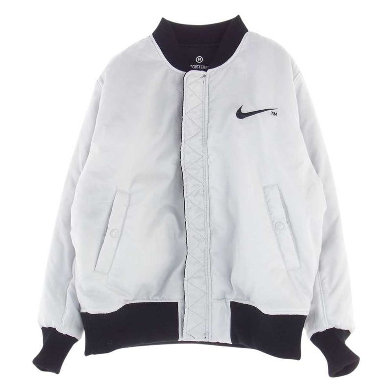 NIKE ナイキ DD6056-010 AS M NSW SYNFL SWOOSH BOMBER ロゴ スウッシュ リバーシブル ボンバー ジャケット  オフホワイト系 XL【中古】