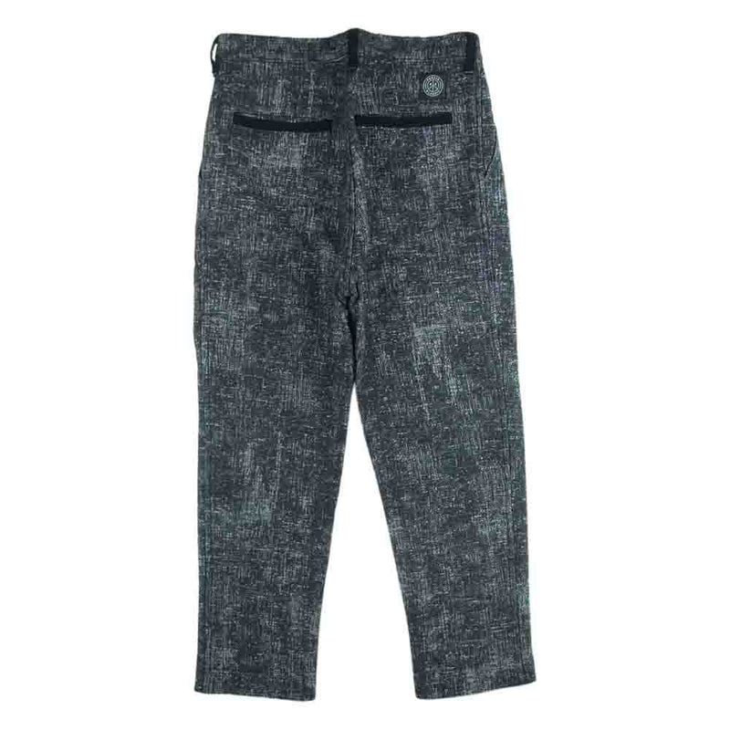 PORTER CLASSIC ポータークラシック PEELED CLOTH CROPPED PANTS ピールドクロス クロップド パンツ 日本製  グレー系 M【中古】