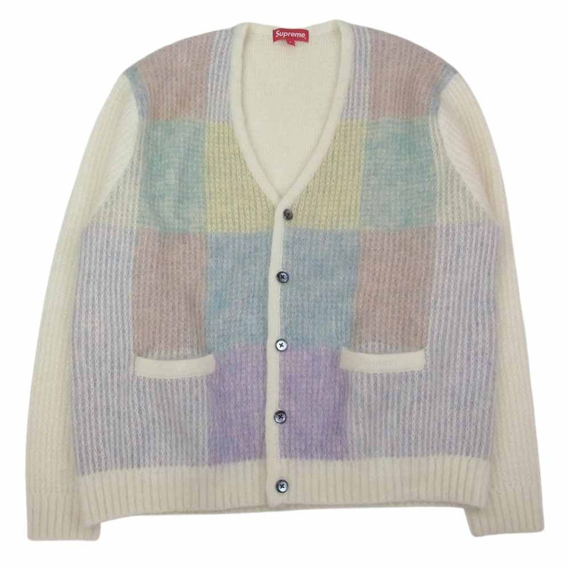 驚きの価格 Supreme Cardigan Brushed Supreme Grid Brushed - Grid