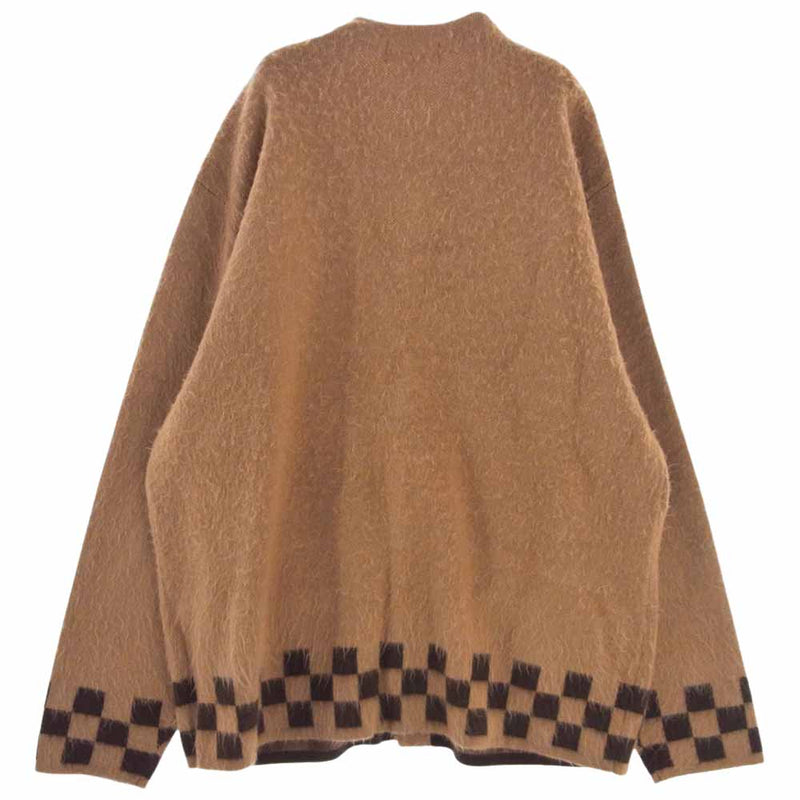 SUPREME シュプリーム 21SS Brushed Checkerboard Cardigan ブラッシュ