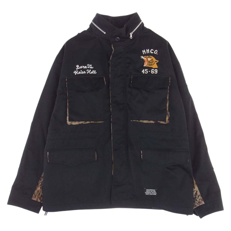 NEIGHBORHOOD ネイバーフッド 22AW 222AQNH-JKM02 M-65 JK . EC ミリタリー ジャケット ブラック系  XL【新古品】【未使用】【中古】