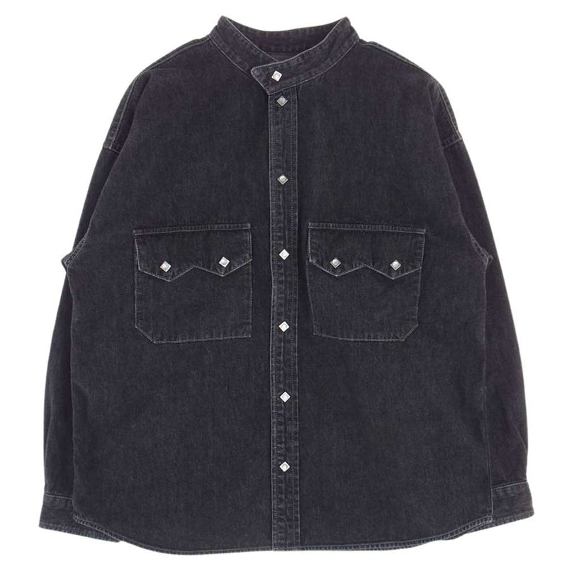 TENDERLOIN テンダーロイン 22AW DENIM SHT SNAP BUTTON WASH デニム スナップボタン シャツ ダークネイビー系  S【美品】【中古】