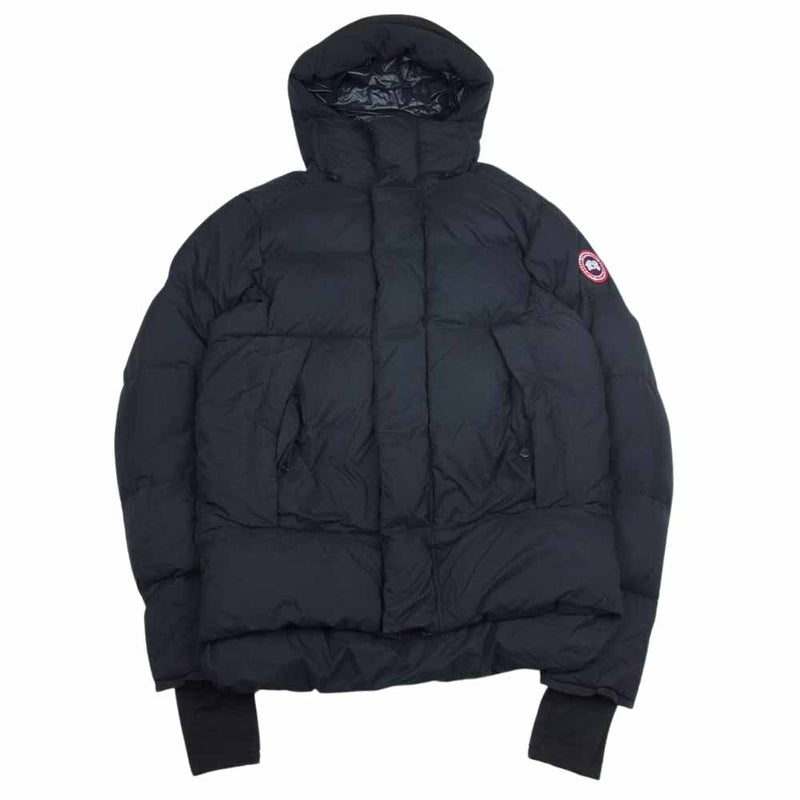 CANADA GOOSE カナダグース 5076M 国内正規品 サザビーリーグ ARMSTRONG HOODY アームストロング フーディ  ダウンジャケット ブラック系 S【中古】