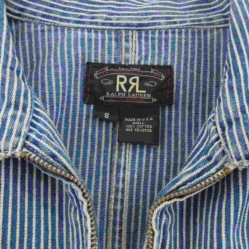 新品未使用 RRL INDIGO STRIPE WORK JACKET eva.gov.co