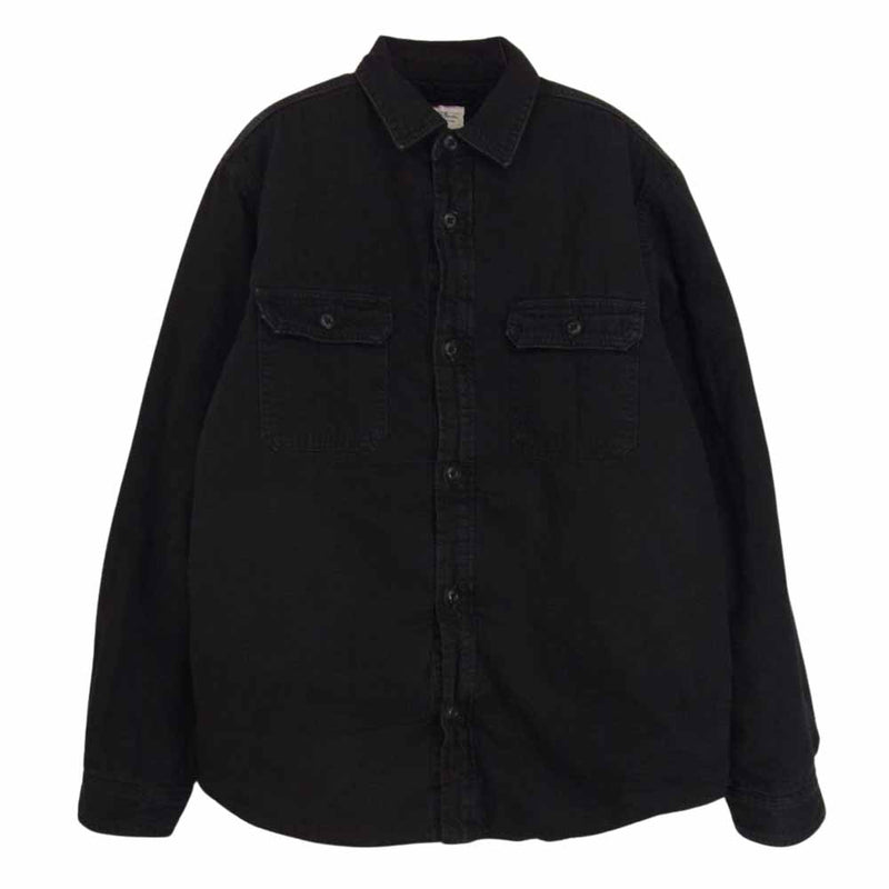 Ronharman Cords Boa Shirts JKT／サイズS ノーカラージャケット