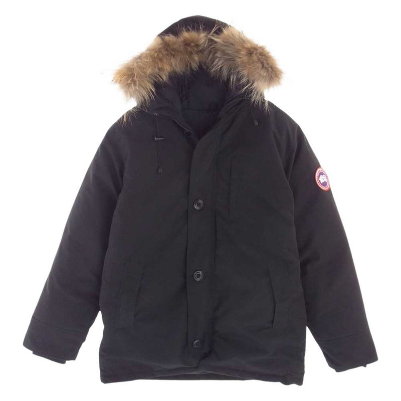 CANADA GOOSE カナダグース 4660MA 国内正規品 サザビーリーグ Expedition Parka Heritage Fusion  Fit エクスペディション パーカ ダウン ジャケット ブラック系 XL【中古】