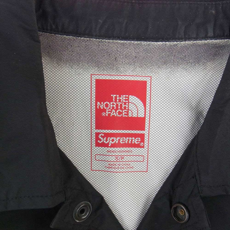 Supreme シュプリーム 15SS NP015421 × THE NORTH FACE Packable Coaches Jacket  ノースフェイス パッカブル コーチ ジャケット ブラック系 S【中古】