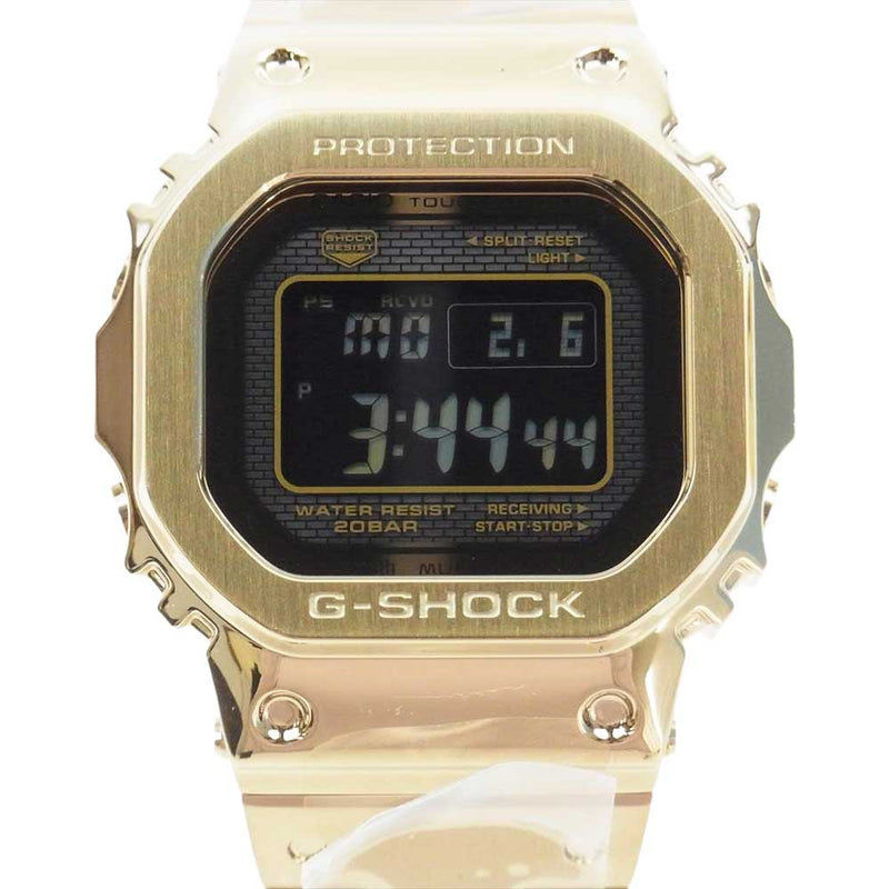 CASIO G-SHOCK カシオ ジーショック GMW-B5000GD-9JF フルメタル ゴールド 電波ソーラー ウォッチ 腕時計  ゴールド系【新古品】【未使用】【中古】