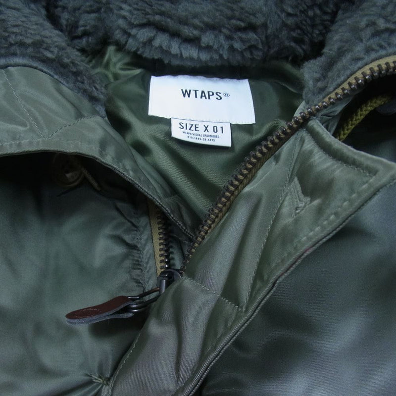 WTAPS ダブルタップス 17AW 172GWDT-JKM01 N-2B フライト ジャケット カーキ系 1【中古】