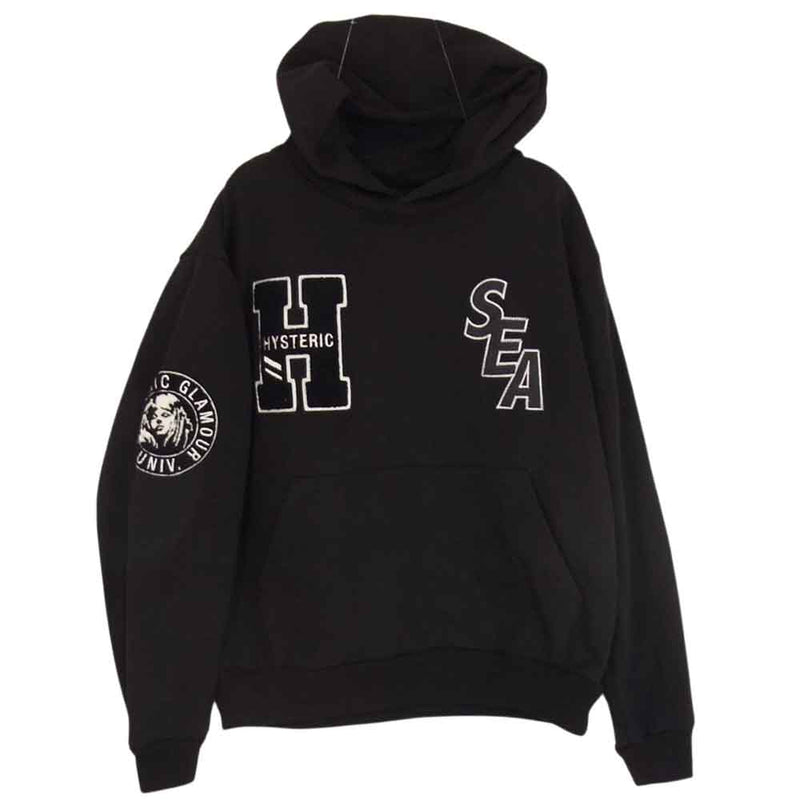 HYSTERIC GLAMOUR × WDS 3rd HOODIE BLACK-