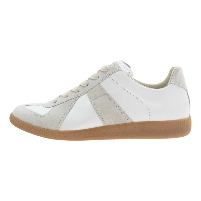 MAISON MARGIELA メゾンマルジェラ 22ライン REPLICA レプリカ ジャーマントレーナー ホワイト系 43【美品】【中古】