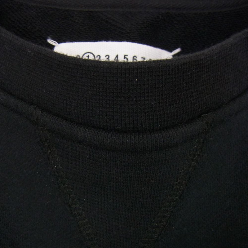 MAISON MARGIELA メゾンマルジェラ 22SS S51GU0112 国内正規品 1ライン フォトジェネレーター 四つタグ 4ステッチ  スウェット トレーナー ブラック ブラック系 S【中古】