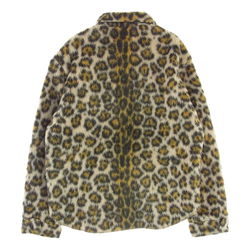 TENDERLOIN テンダーロイン ANIMAL CPO LEOPARD アニマル フェイクファー シャツ ジャケット レオパード S【美品】【中古】