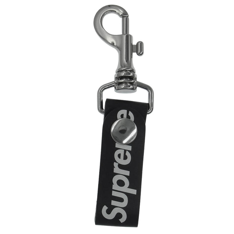 Supreme Leather Key Loop レザーキーループ BLACK | vrealitybolivia.com