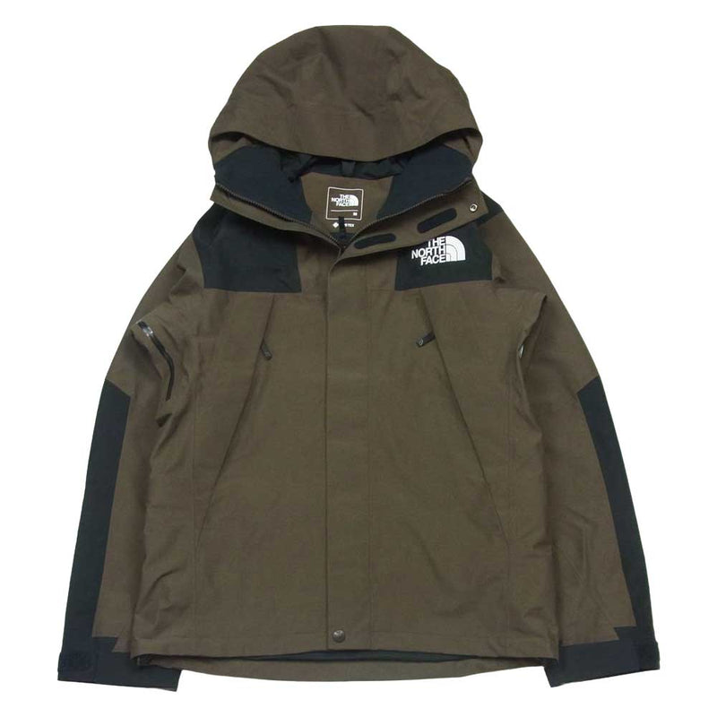 THE NORTH FACE ノースフェイス NP61800 GORE-TEX ゴアテックス Mountain Jacket マウンテン ジャケット  ブラウン系 ブラック系 M【中古】