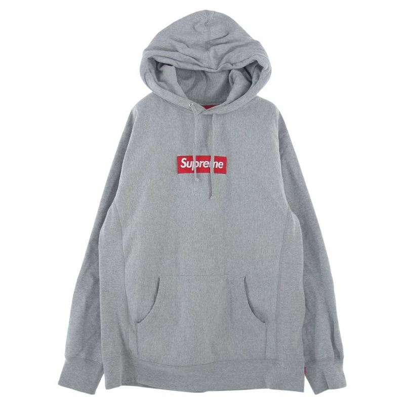 ダークブラウン 茶色 SUPREME シュプリーム Box Logo Hooded