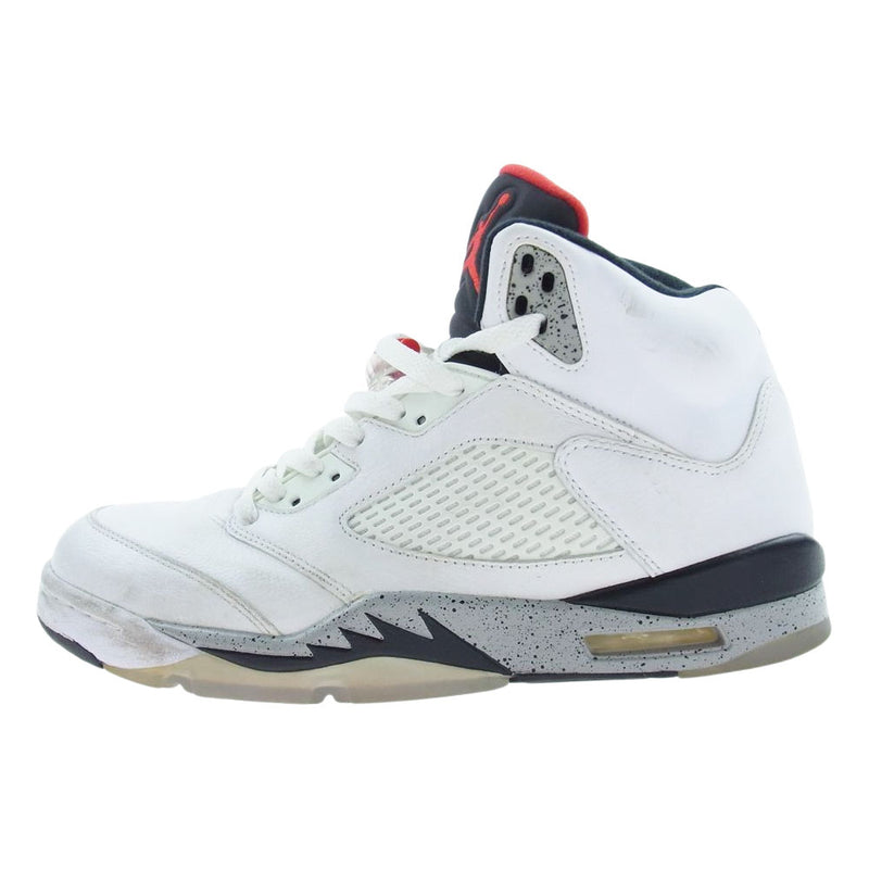 NIKE ナイキ 136027-104 AIR JORDAN 5 RETRO エア ジョーダン 5 レトロ スニーカー ホワイト系 28.0ｃｍ【中古】