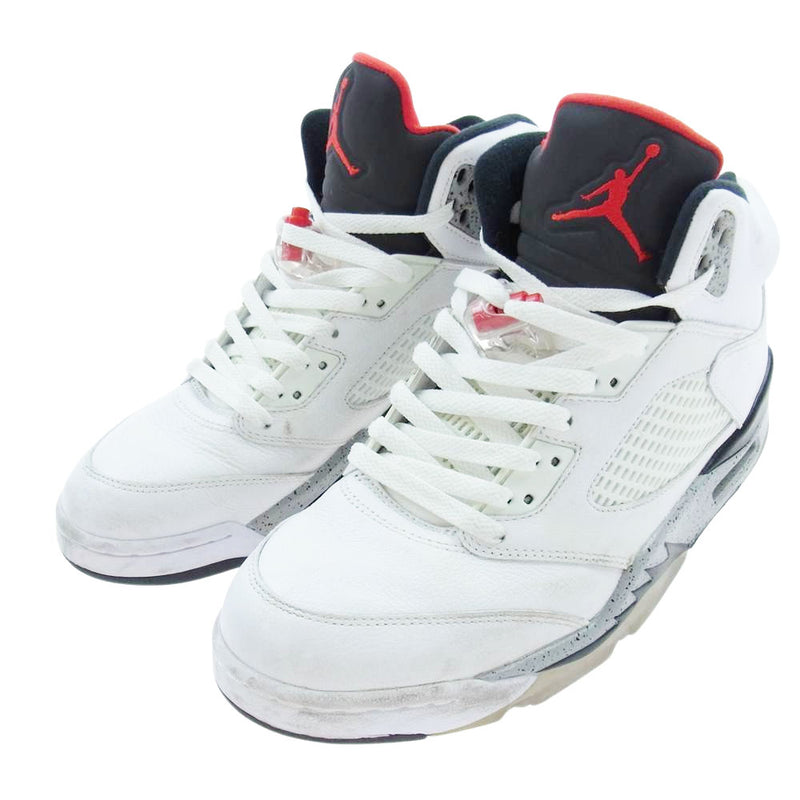 NIKE ナイキ 136027-104 AIR JORDAN 5 RETRO エア ジョーダン 5 レトロ スニーカー ホワイト系 28.0ｃｍ【中古】