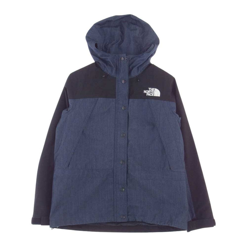 THE NORTH FACE ノースフェイス NPW22135 Mountain Light Denim Jacket ウィメンズ マウンテンライト  デニム ジャケット ブラック系 インディゴブルー系 L【中古】