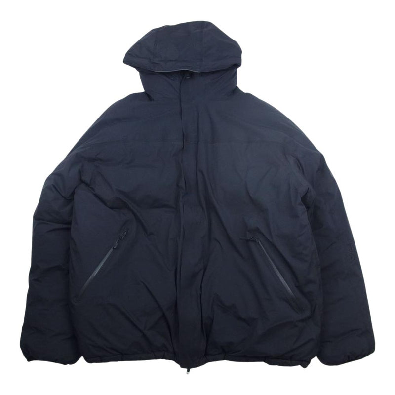 N.HOOLYWOOD エヌハリウッド × MOUNTAIN HARDWEAR マウンテンハードウェア 21AW OE2870 CITY  DWELLERS HOODED DOWN JACKET ダウン ジャケット ネイビー系 L【中古】