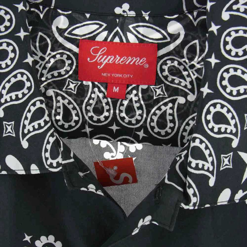 Supreme シュプリーム 半袖シャツ 21SS Bandana Silk S/S Shirt