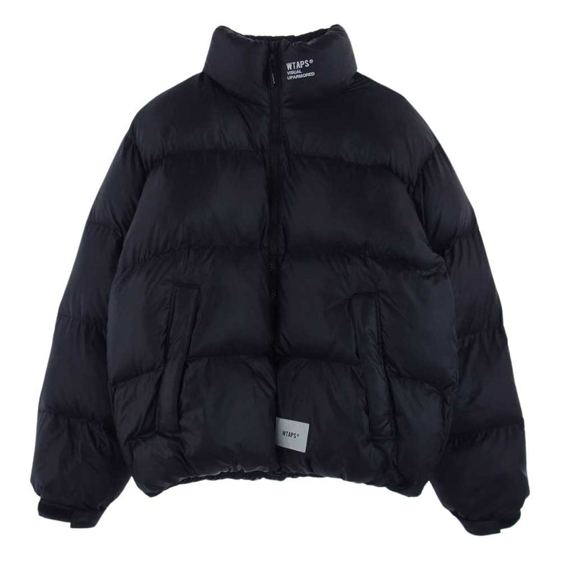 WTAPS ダブルタップス 22AW 222BRDT-JKM04 BIVOUAC JACKET NYLON. RIPSTOP. FORTLESS  耐久撥水加工 OEKO-TEX ダウン ジャケット ブラック系 02【中古】