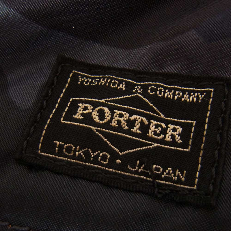 PORTER ポーター TANKER タンカー 30周年記念 カモフラ ヘルメットバッグ ネイビー系【美品】【中古】