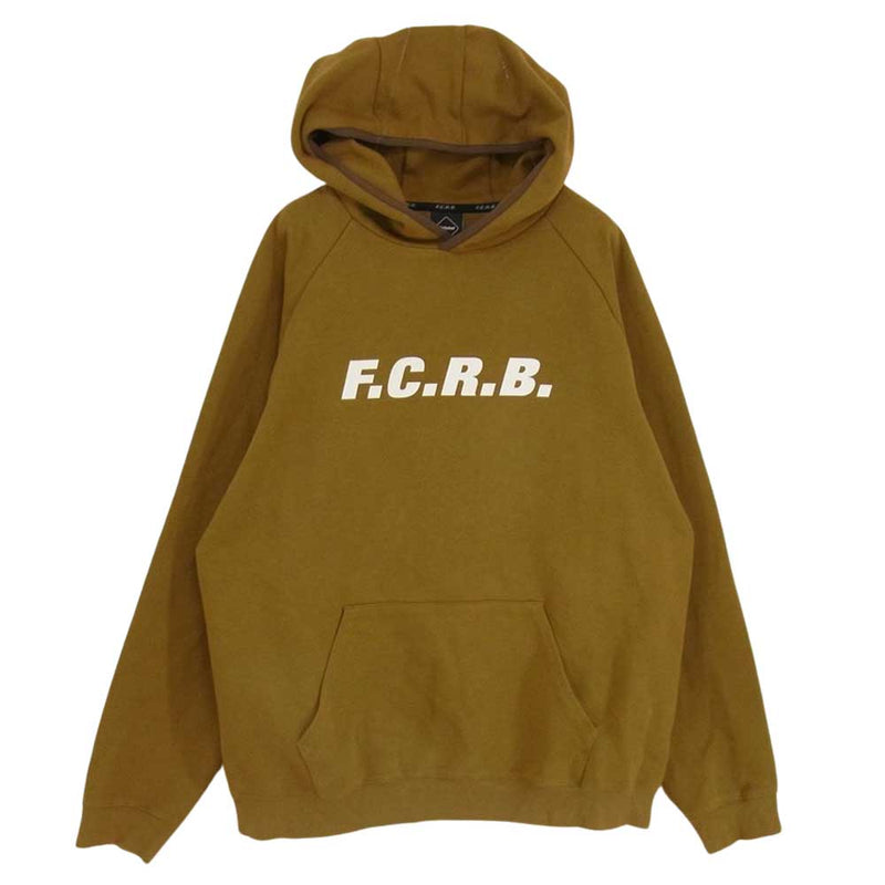 F.C.R.B. エフシーアールビー 20AW FCRB-202066 AUTHENTIC LOGO SWEAT HOODIE オーセンティック ロゴ  スウェット フーディ ブラウン系 XL【中古】