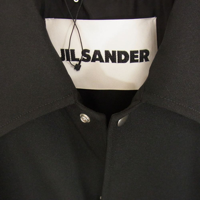 JIL SANDER 22aw 中綿 OUTER SHIRT 黒 サイズ48 | cprc.org.au