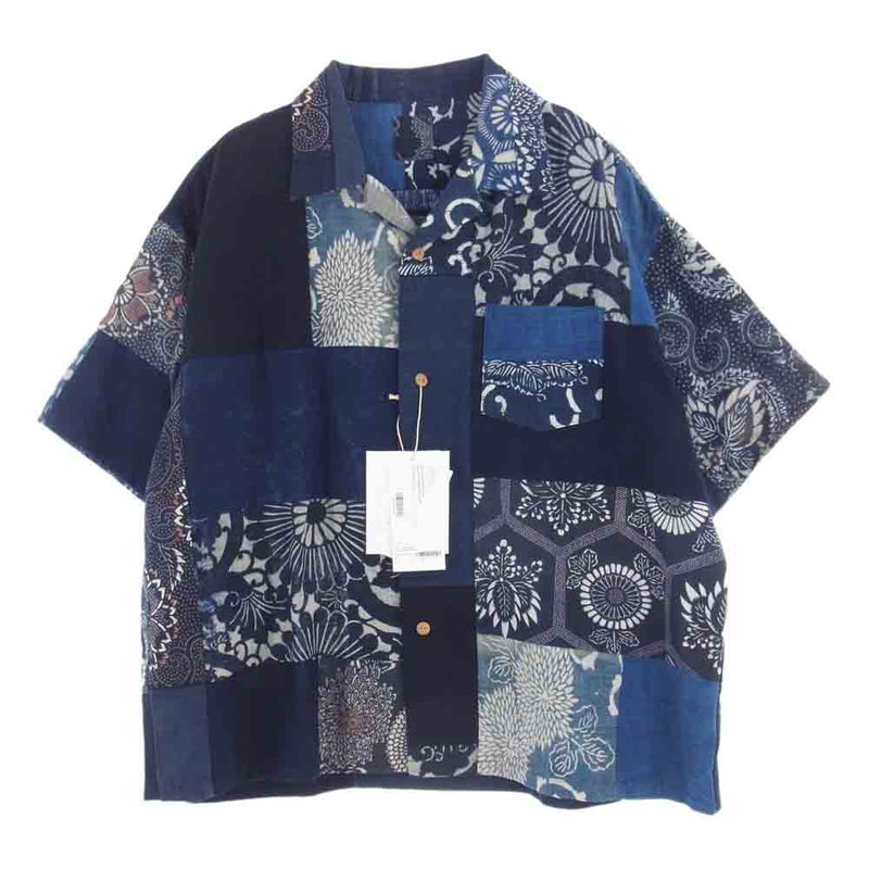 VISVIM WALLIS SHIRT S/S KOFU INDIGO 在庫処分 hipomoto.com