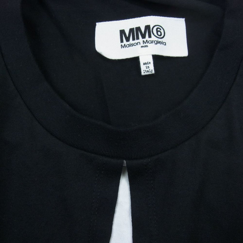 MM6 Maison Margiela 長袖Tシャツ ブラック M | parceiraoatacadista