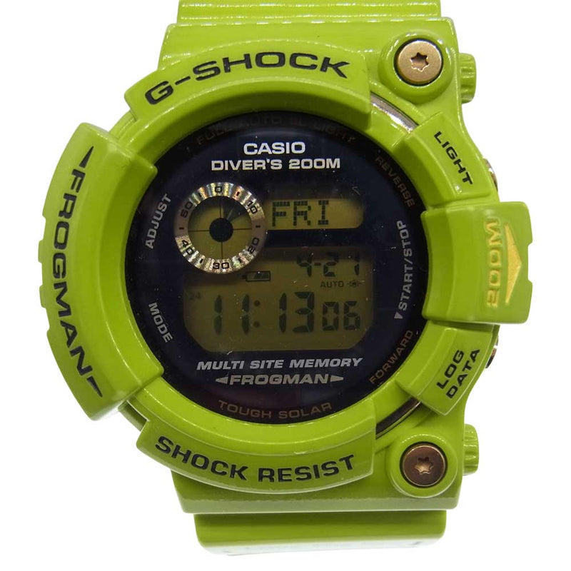 ♪1093CASIO G-SHOCK FROGMAN GW-200F-3JR雨蛙 - 腕時計(デジタル)