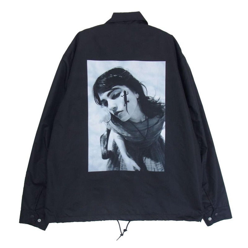 HYSTERIC GLAMOUR ヒステリックグラマー 23SS 02231AB10 RICHARD KERN/XX GIRLS リチャードカーン  コーチジャケット ブラック系 S【新古品】【未使用】【中古】