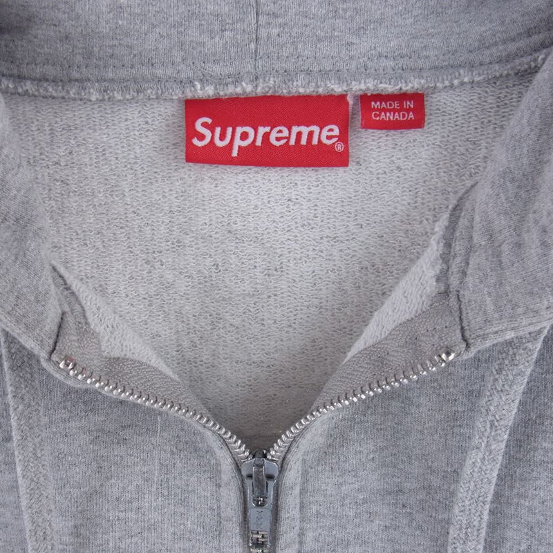 Supreme シュプリーム 15SS Hooded Foil Logo Zip Up フーディッド