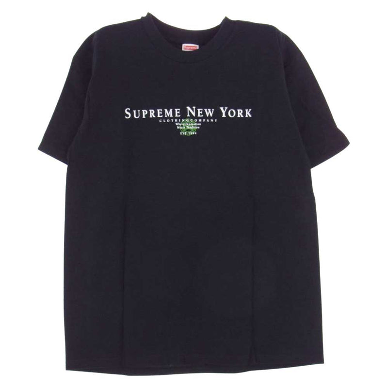 Supreme シュプリーム 22AW Tradition Tee Black ロゴ プリント トラディション Tシャツ ブラック系 M【新