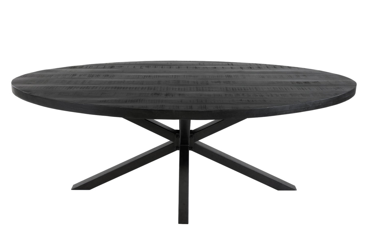 klem Ruïneren fusie Zwarte ovale tafel van Kick Collection. In 180, 210 en 240 cm– NOBL.  Interiors