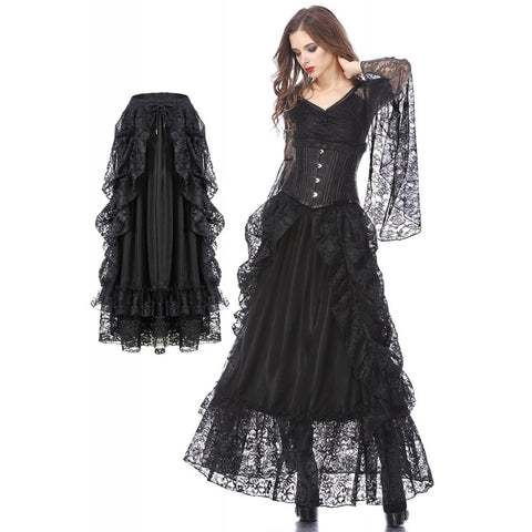 Gothic Eleglant Court Skirt