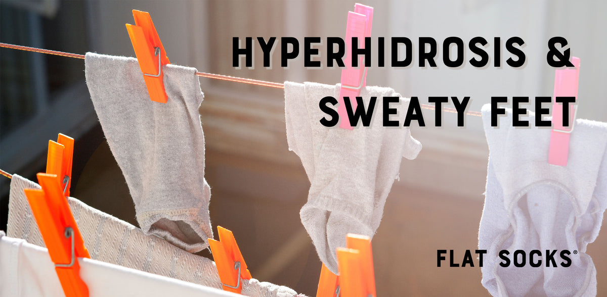 Hyperhidrosis & Sweaty Feet FLAT SOCKS