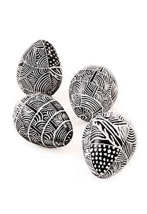 Swahili modern Soapstone Eggs