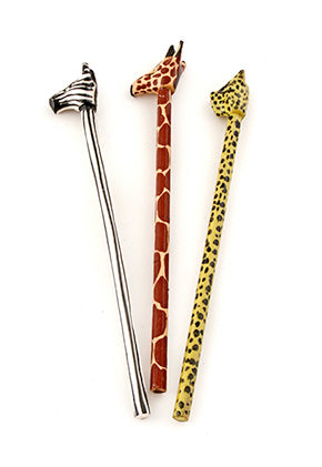 swahili modern african animal pencils