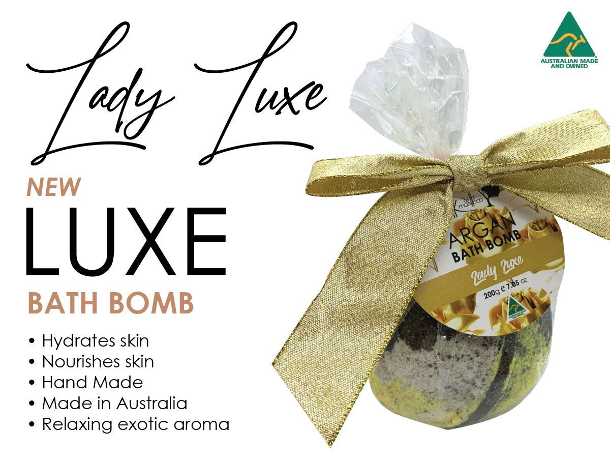 luxe bath bomb