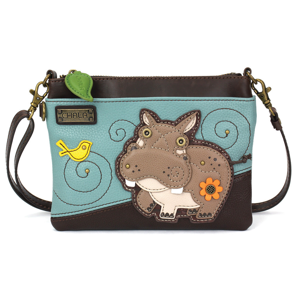 Chala Mini Crossbody Purse - Fat Cat, Blue - Mia's Cozy Cove & The