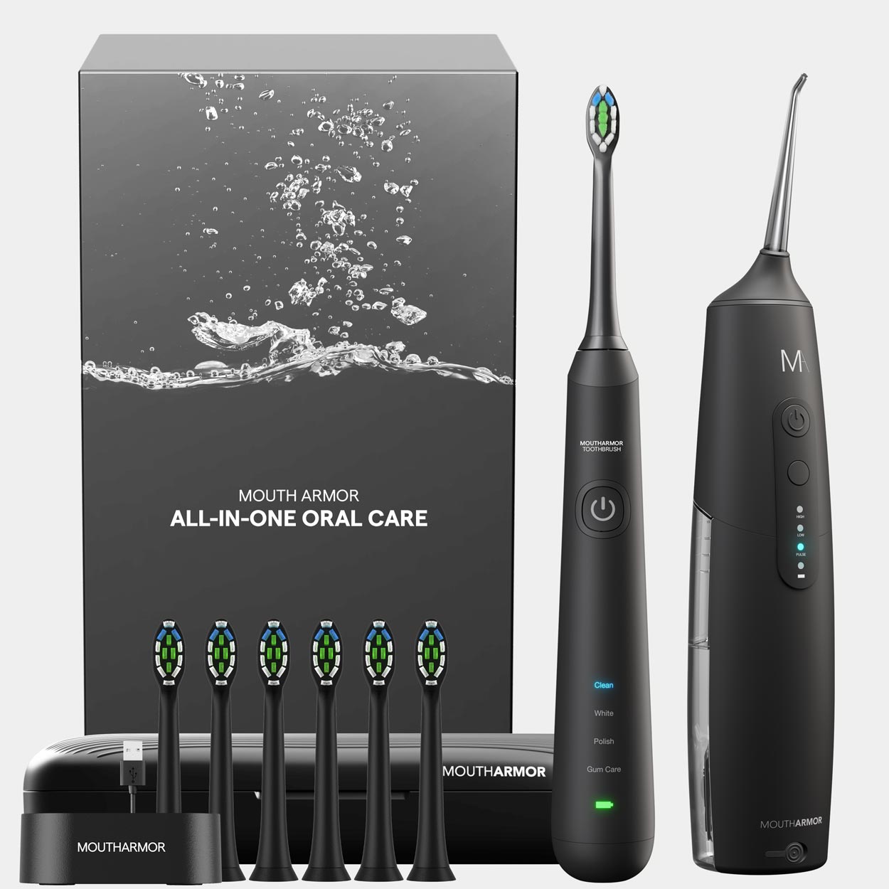 Water Flosser and Electric Toothbrush Combo Mouth Armor