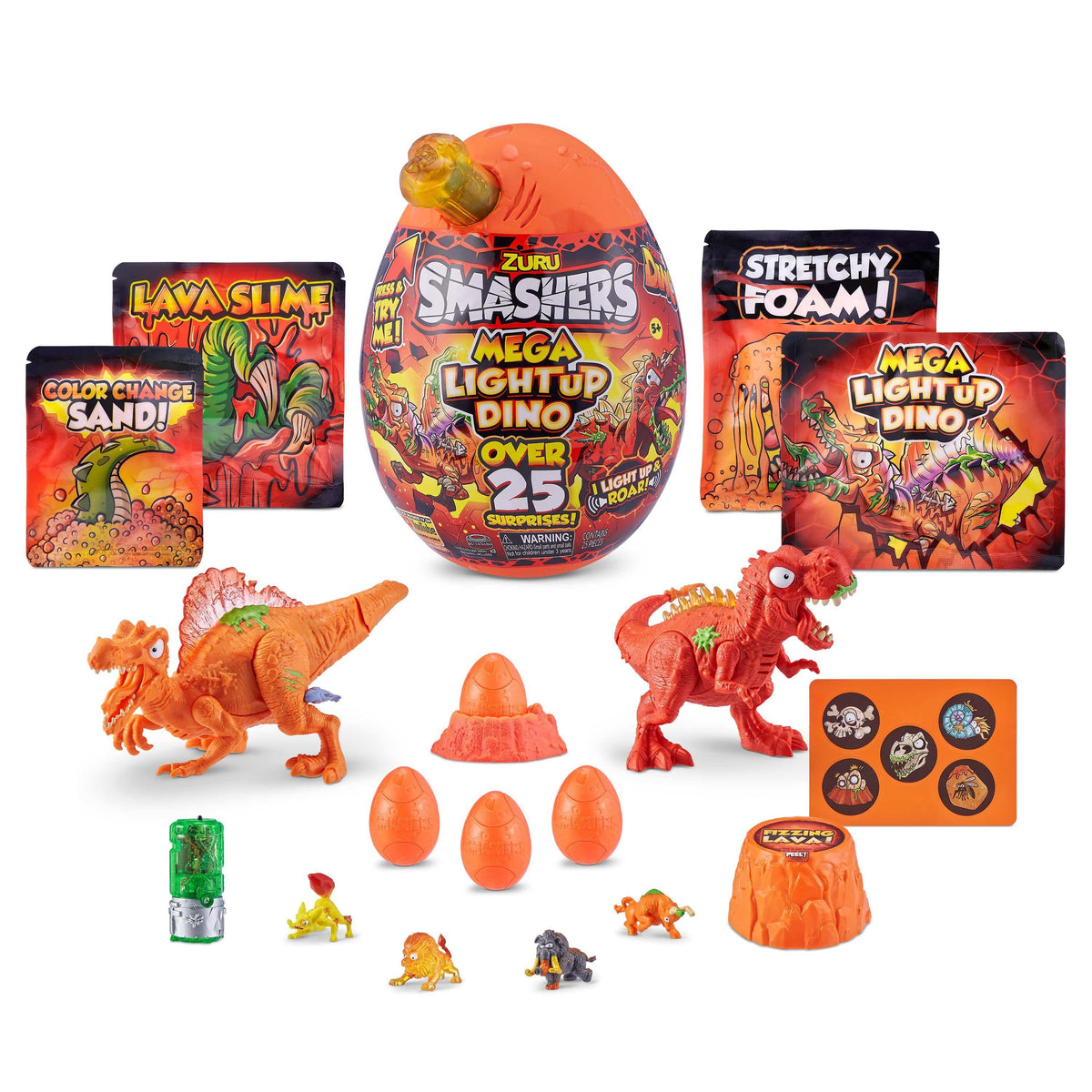 zuru smashers series 4 mini light up dino