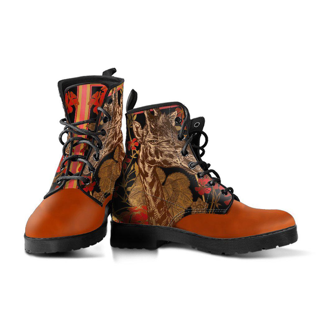 burnt orange womens boots