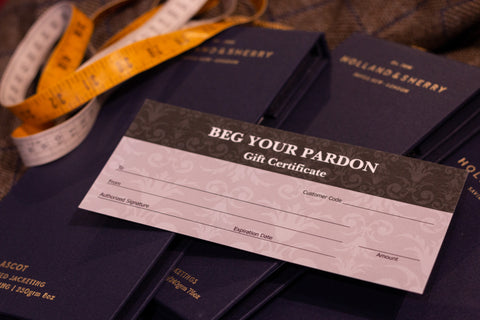 Gift Card - Vouchers - Beg Your Pardon - Made to Measure Suits - Adelaide
