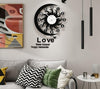 Horloge Design Étoile Noire