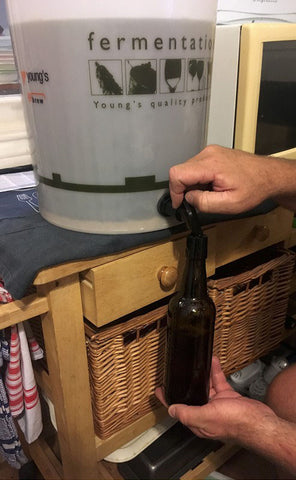 Bottling with a tap